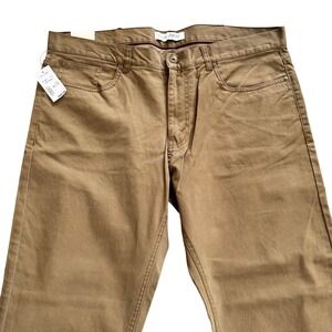 Jos‎ A Bank 1905 Men Tailored Fit Tan Brown 5 Pocket Pants 38x29 NWT Chino Khaki